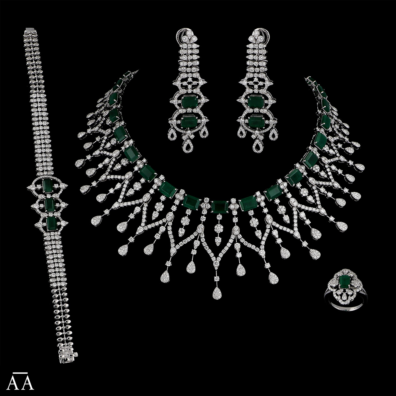 Diamond Emerald Full Set