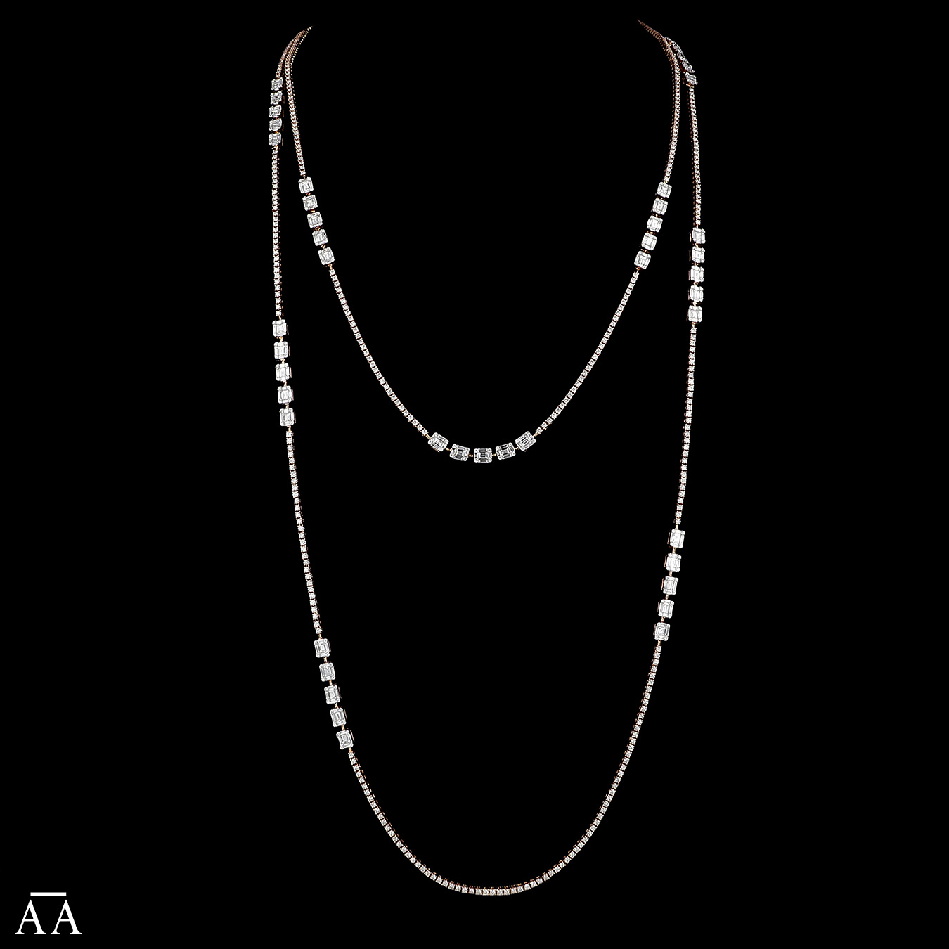 Diamond Necklace (Set Of Two)