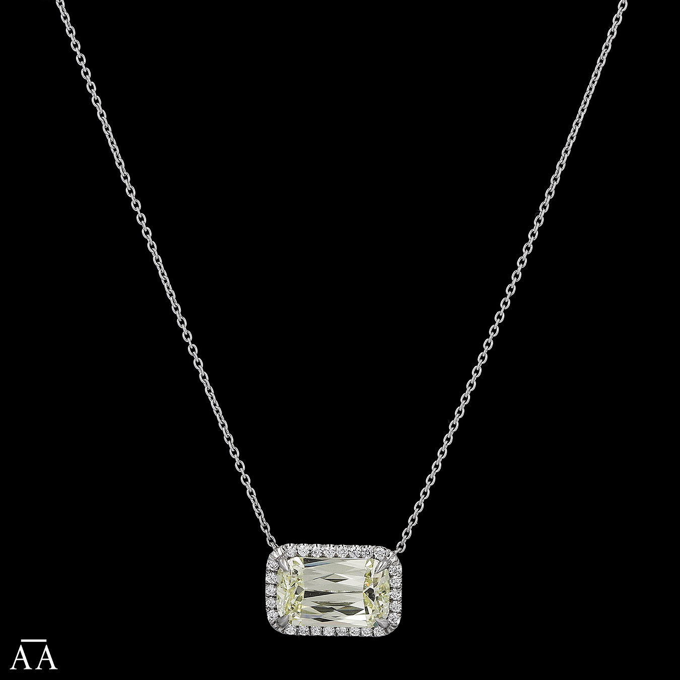 ASHOKA Sideways Microset Necklace